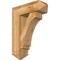 Ekena Millwork Imperial Arts and Crafts Rough Sawn Bracket w/ Offset Brace, Western Red Cedar, 8"W x 24"D x 32"H BKT0806X24X32IMP03RWR - alternate 1